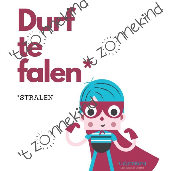 A3 Poster - Durf te falen